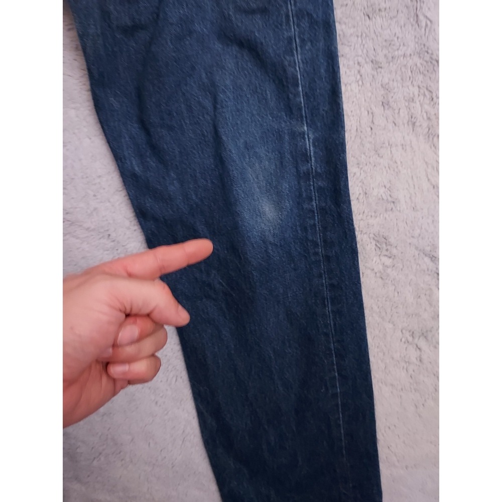 Levis 501xx Jeans Mens 34x32 Button Fly Original Fit Dark Wash Blue Denim Casual - Picture 5 of 15